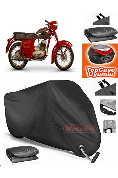 MotoEN قفل أسود متوافق مع Jawa 250 Classic Canvas Topcase حقيبة خلفية متوافقة...
