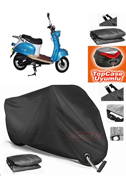 MotoEN قفل أسود متوافق مع Motolux Legendary X Canvas Topcase الخلفي حقيبة متو...