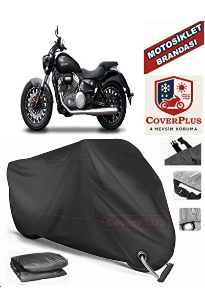 MotoEN Black Lock Compatible Yuki Benda Rock 250 Motor Tarpaulin Motorcycle T...