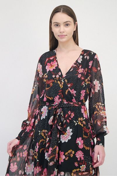BANDOLINO Women Floral Print Maxi Dress, Floral