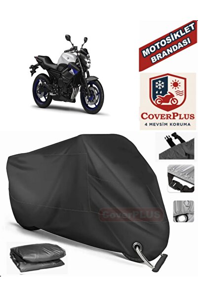 MotoEN Black Lock Compatible Yamaha Xj 6 (43) Motor Tarpaulin Motorcycle Tarp...