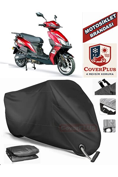 MotoEN Black Lock Compatible Arora Zr1 Motor Tarpaulin Motorcycle Tarpaulin C...