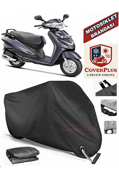 MotoEN Black Lock Compatible Hero Duet Lx 110 Motor Tarpaulin Motorcycle Tarp...