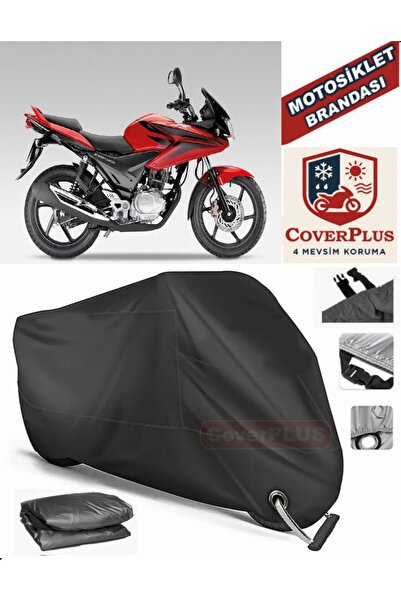 MotoEN Black Lock Compatible Honda Cbf 150 Motor Tarpaulin Motorcycle Tarpaul...