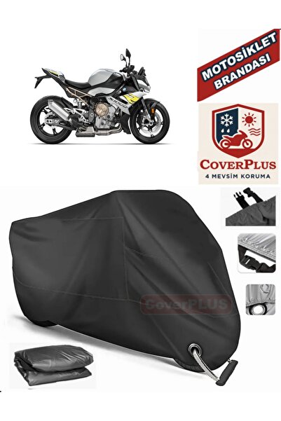 MotoEN Black Lock Compatible Bmw S 1000 R Motor Tarpaulin Motorcycle Tarpauli...