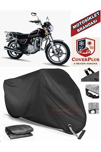 MotoEN Black Lock Compatible Ramzey Qm 125 t Engine Tarpaulin Motorcycle Tarp...