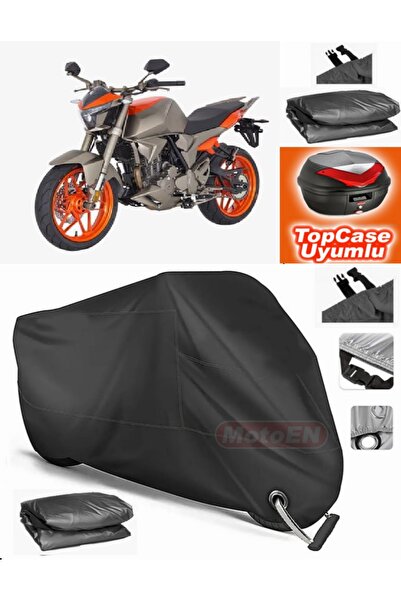 MotoEN قفل أسود متوافق مع Zontes Phantom S250 قماش القنب Topcase الخلفي حقيبة...