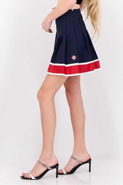 Esprit Women Brand Logo Mini Skirt, Navy