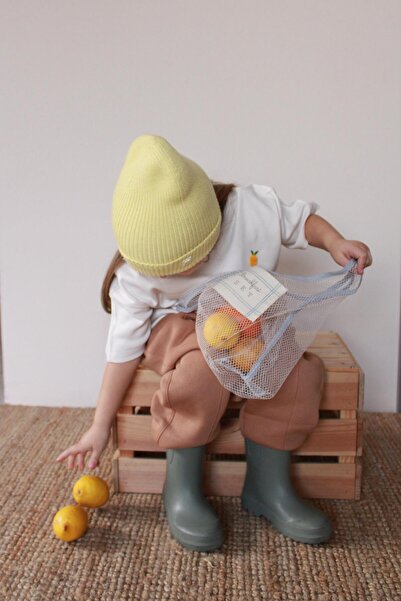 OhlalaKoala Μπλουζάκι Oversize με Λεμόνι Κέντημα