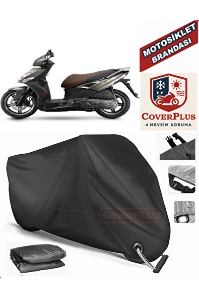 MotoEN Black Lock Compatible Kymco Agility City 125 Motor Tarpaulin Motorcycl...