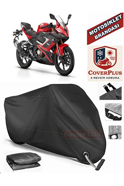 MotoEN Black Lock Compatible Qj Srk125 R Motor Tarpaulin Motorcycle Tarpaulin...