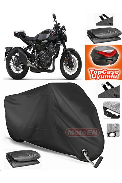 MotoEN قفل أسود متوافق مع Honda CB 1000 R من القماش المشمع Topcase الخلفي الم...