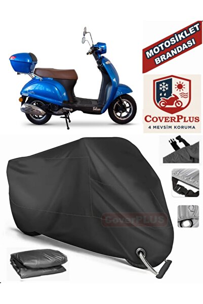 MotoEN Black Lock Compatible Falcon Soft 50 Motor Tarpaulin Motorcycle Tarpau...