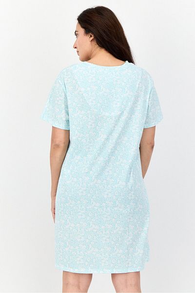 Celestial Dreams Women Floral Print Sleepwear Dress, Multicolor