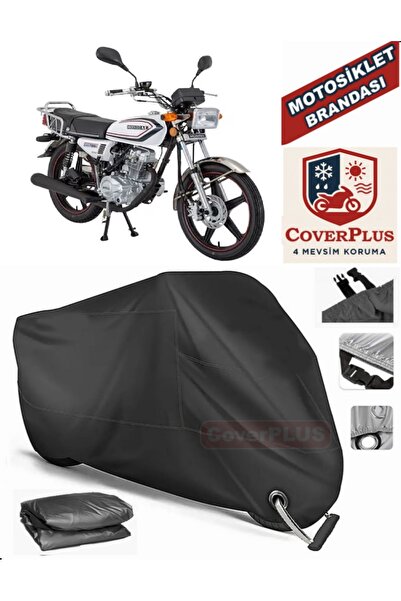 MotoEN Black Lock Compatible Mondial 100 Uag Motor Tarpaulin Motorcycle Tarpa...