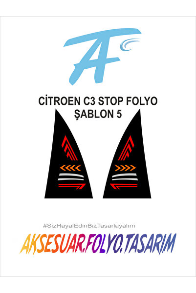aksesuar folyo tasarım سيتروين C3 توقف احباط