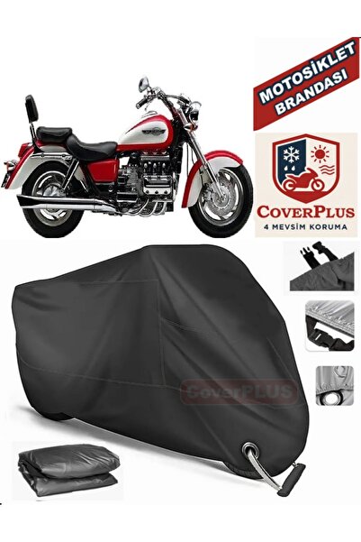 MotoEN Black Lock Compatible Honda Valkyrie F6C Motor Tarpaulin Motorcycle Ta...