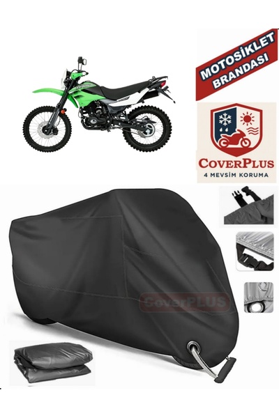 MotoEN قفل أسود متوافق مع Mondial X-Treme Max 200 موتور القماش المشمع للدراجا...