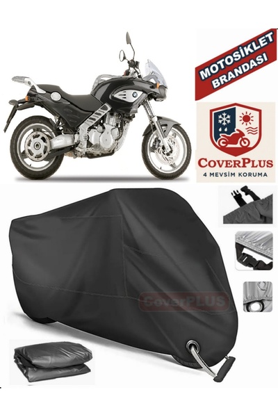 MotoEN Black Lock Compatible Bmw F 650 Cs Motor Tarpaulin Motorcycle Tarpauli...
