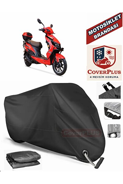 MotoEN Black Lock Compatible Arora Zr5 Motor Tarpaulin Motorcycle Tarpaulin C...