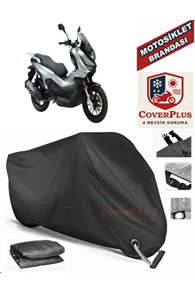 MotoEN قفل أسود متوافق مع Skjet RIVERO 125 موتور القماش المشمع للدراجات النار...