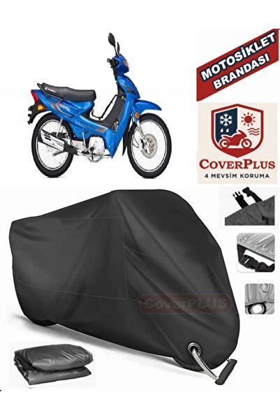 MotoEN Black Lock Compatible Kymco Aktiv 110 Motor Tarpaulin Motorcycle Tarpa...