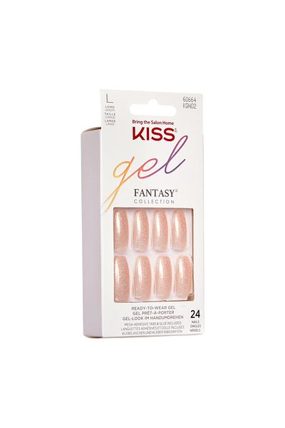 Kiss أظافر جل فانتازي قصيرة حقيقية بطول KGN02