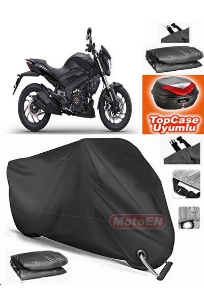 MotoEN Black Lock Compatible Bajaj Dominar 400 Ug Tarpaulin Topcase Rear Bag ...
