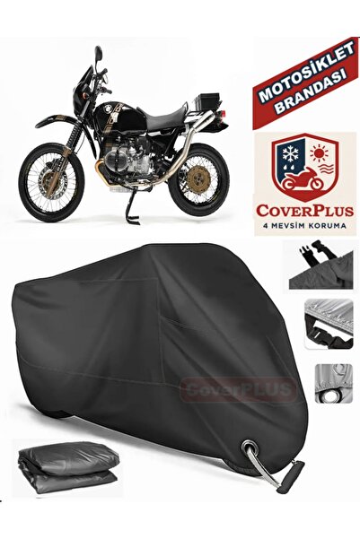 MotoEN Black Lock Compatible Bmw R 100 Gs Motor Tarpaulin Motorcycle Tarpauli...