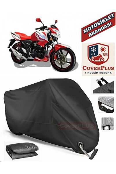 MotoEN Black Lock Compatible Arora Ar 180-19 Ars Motor Tarpaulin Motorcycle T...