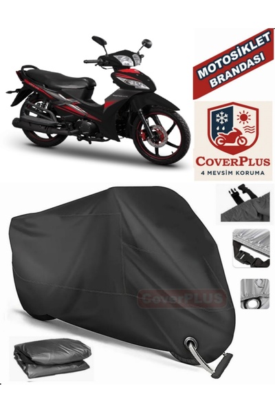 MotoEN Black Lock Compatible Motoran Furia Motor Tarpaulin Motorcycle Tarpaul...
