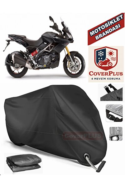 MotoEN قفل أسود متوافق مع Aprilia Caponord 1200 ABS حزمة السفر موتور القماش ا...