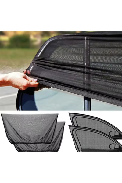 Cartex 2 bucăți Parasolar pentru geamul din spate, protecție solară, perdea p...