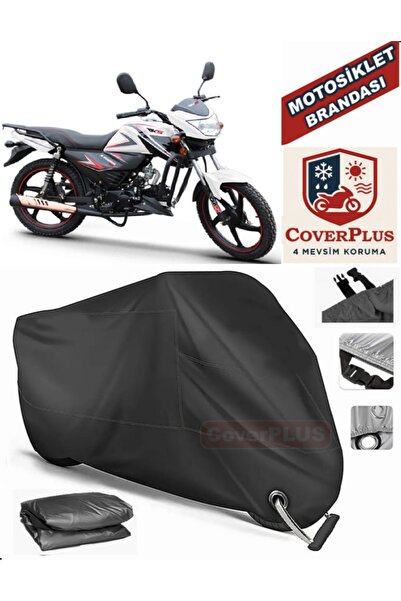 MotoEN Black Lock Compatible Rks X Power 50 Motor Tarpaulin Motorcycle Tarpau...