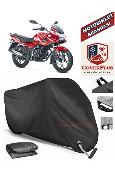 MotoEN Black Lock Compatible Bajaj Discover 150 F Engine Tarpaulin Motorcycle...