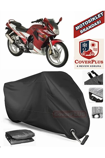 MotoEN Black Lock Compatible Kanuni Freedom 200 Motor Tarpaulin Motorcycle Ta...