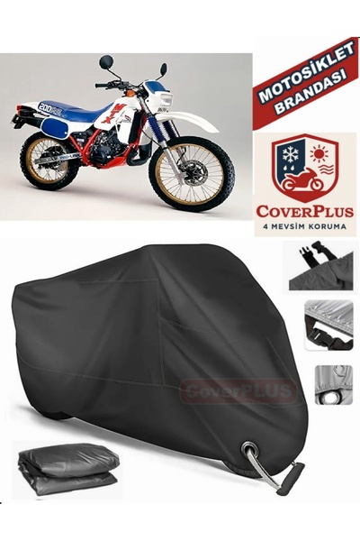 MotoEN Black Lock Compatible Honda Mtx 200 Motor Tarpaulin Motorcycle Tarpaul...