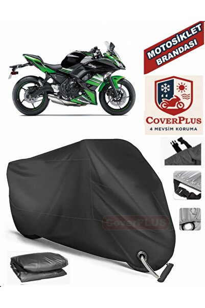 MotoEN Siyah Kilit Uyumlu Kawasaki Ninja 650 KRT Edition Motor Brandası Motos...