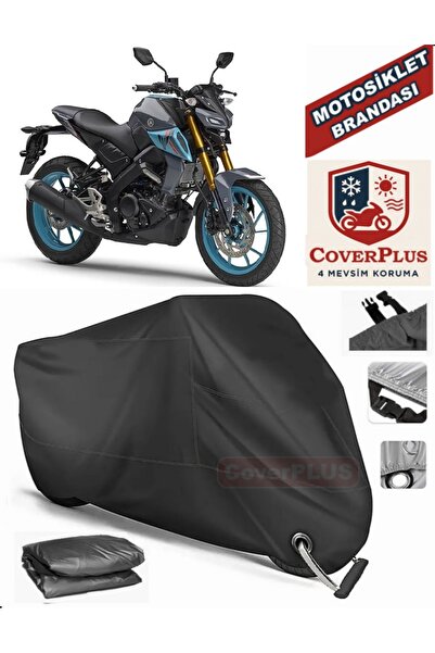 MotoEN قفل أسود متوافق مع Yamaha MT-125 Motor Tarpaulin Motorcycle Tarpaulin ...