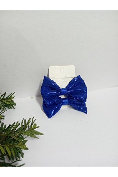 Lissa Aksesuar Set de 2 model cu cataramă cu fundă albastru închis elegant mamă fiică cumpărăți singur