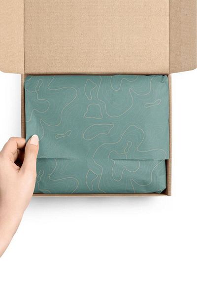 AkalBatu No2 25 Pack Minimal Series Pelur Paper Green-50X70 cm