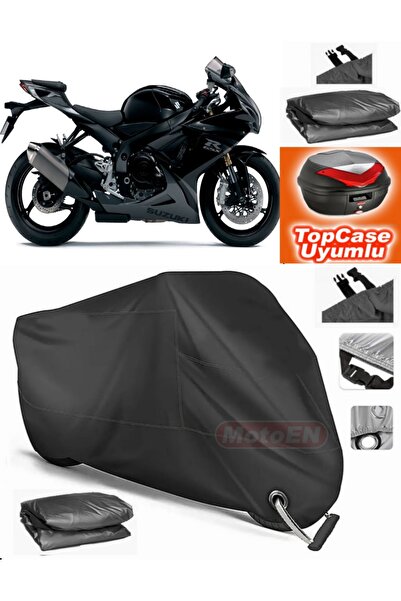 MotoEN قفل أسود متوافق مع سوزوكي GSX-R 750 Srad القماش المشمع Topcase الخلفي ...