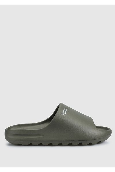 Twigy Khaki Men's Beach Slippers - Stylish and Comfortable Design