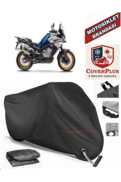 MotoEN Black Lock Compatible Cf Moto 800Mt Touring Motor Tarpaulin Motorcycle...