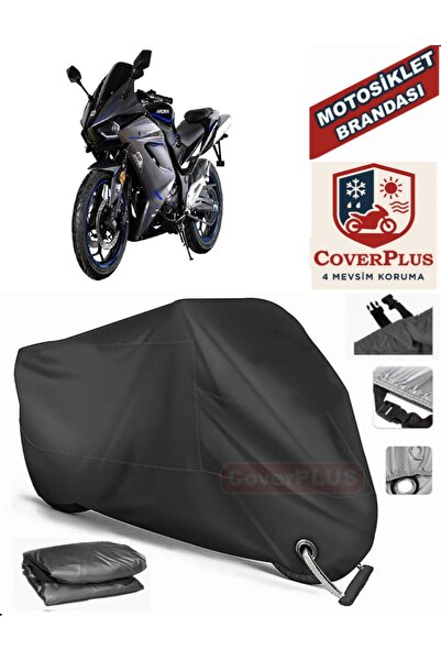 MotoEN Black Lock Compatible Arora Ar125 Motor Tarpaulin Motorcycle Tarpaulin...