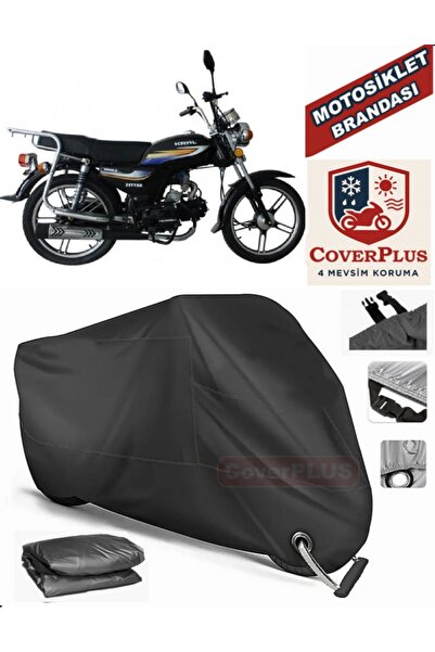 MotoEN Black Lock Compatible King Motor Kr-100-7 Motor Tarpaulin Motorcycle T...