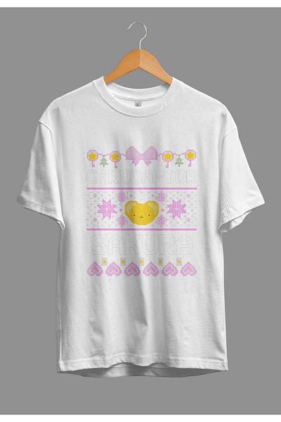 zokanime Oversize Cardcaptor Sakura (pixel Art) Anime Character Printed Special Design T-Shirt