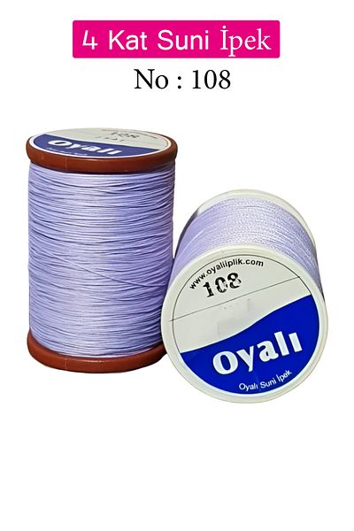 sedustore Embroidered 4 Layers Rayon Yarn Needlepoint Needlepoint Beading Floss Crochet Embroidery No:108