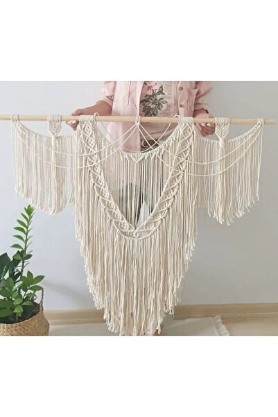 Myseabellahome Makrome El Işi Buyuk Boy Duvar Süsü