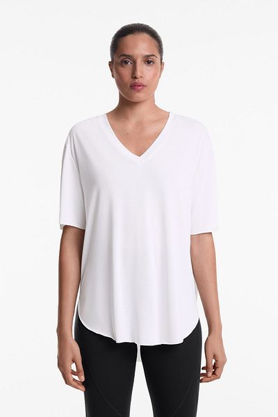 Oysho Modal blend V-neck T-shirt
